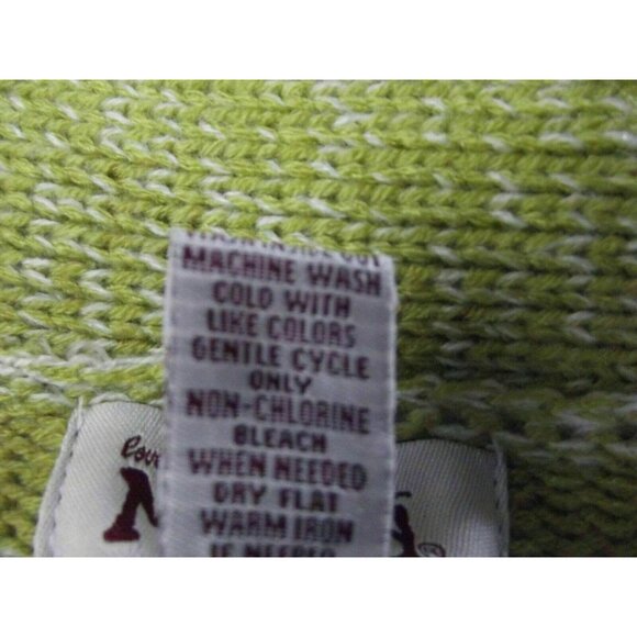 Mudd Cardigan Sweater Womens Junior XL Aztec Button Green Burgundy & Off-White - Picture 8 of 8
